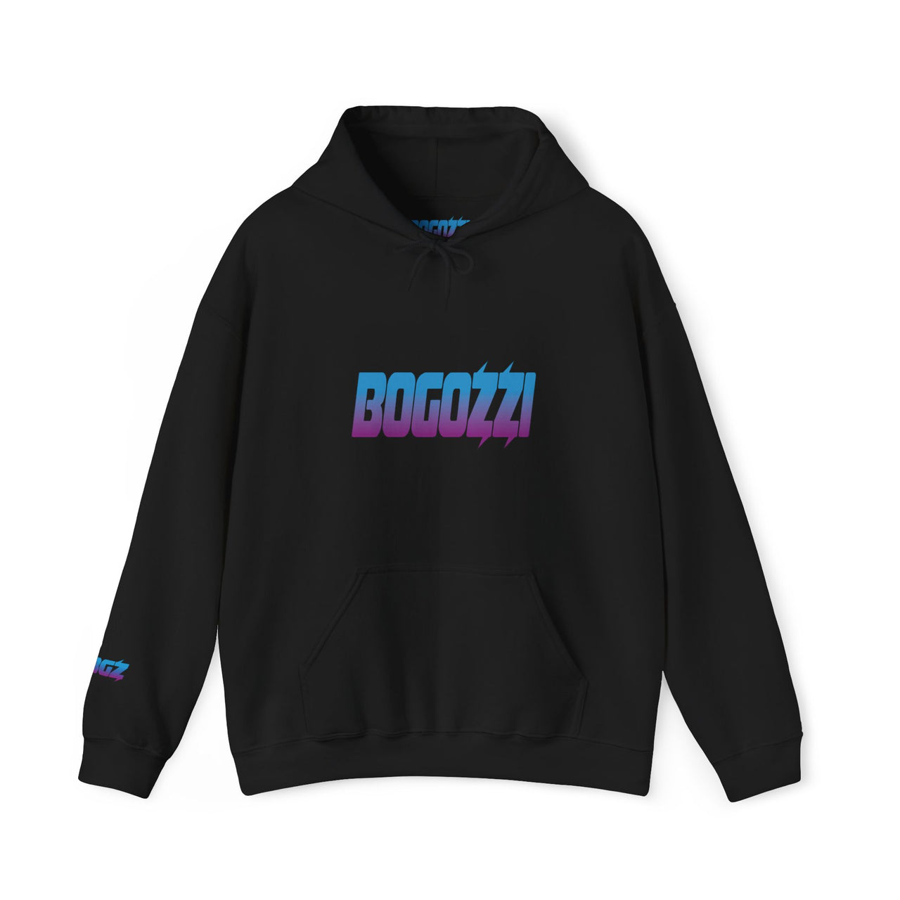 BOGOZZI Vibrant Magenta Dream Gradient Hoodie — Midweight